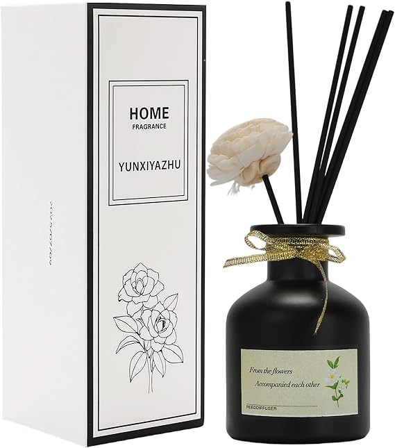 Reed Diffuser, Verbena Citrus, 4.4 Fl Oz | Long-Lasting Luxury Fragrance, Invigorating Scent, For Home Office & Study