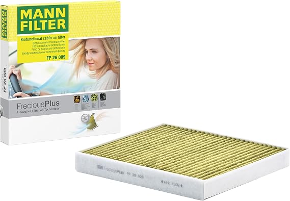 MANN-FILTER FP 26 009 FreciousPlus Anti-Allergen Cabin Filter (VW Group)