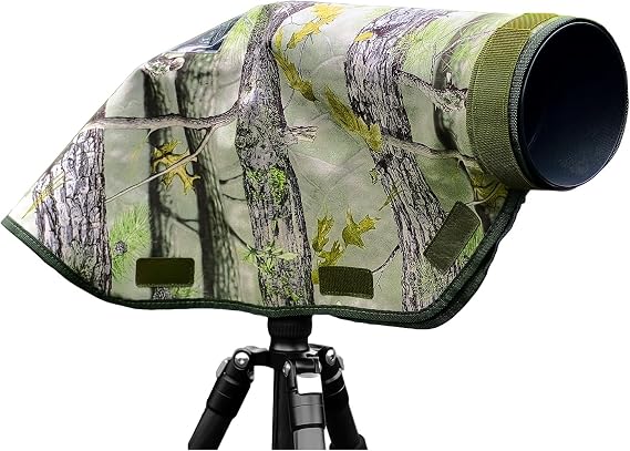 Camera Rain Cover with Openable Viewing Window & Strap Mountable Design,Waterproof Camera Raincoat Sleeve Protector (L)