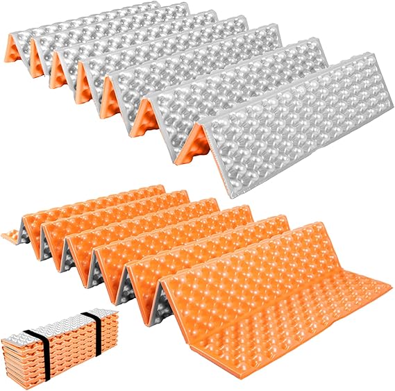 Ultralight Closed Cell Foam Sleeping Pad for Hiking,Moisture-Proof Folding Sleeping Pad Backpacking,Sleeping Mat for Camping,Car Camping Mats