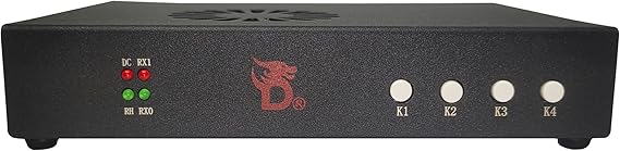 DICHEN DMA 4K Fuser Combiner Display Overlay Adapter, Support 1K480HZ/2K320HZ/4K160HZ HD Multimedia Interface Synthesizer, HDMI 2.1/DP 1.4 Dual Interface, Lossless Transmission