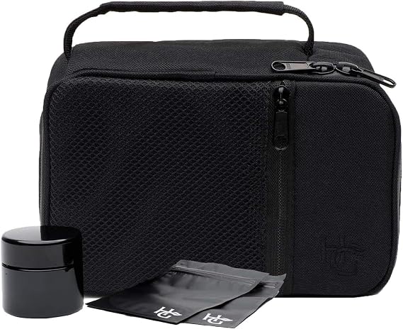 Herb Guard Black Large Case with Hanging Combination Locks