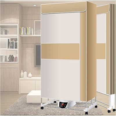 SOVORM Electric Clothes Dryer, Heated Drying Rack, Fast Drying Multi-Speed Indoor Clothes Dryer, Touch Screen Foldable Electric Air Dryer Energy Saving The New