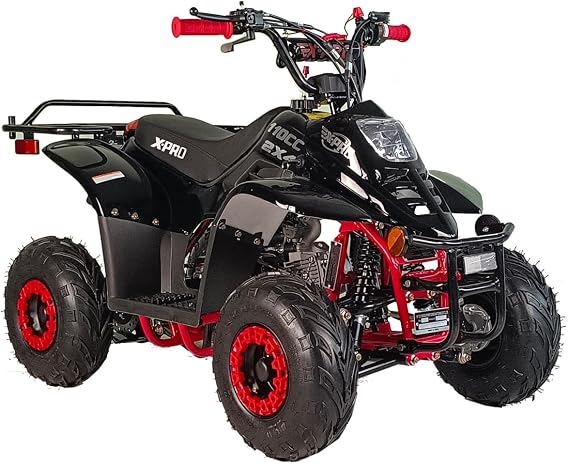 X-PRO 110cc ATV Quad 110cc 4 Wheeler ATVs,Black