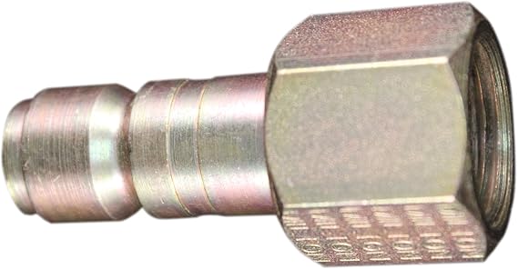 Milton S-1818 1/2" FNPT G Style Plug,Silver