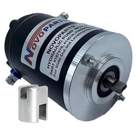 Leveling System Hydraulic Pump Motor 167576 Compatible with 414018 & F000MM0809 045-167567 Collar Coupling Included