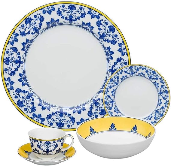 Vista Alegre Castelo Branco 5 Pc Place Setting.,