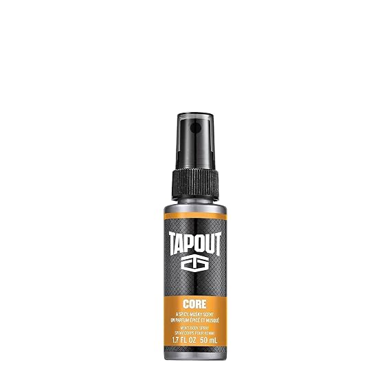 Tapout Core Body Spray for Men Travel Spray, 1.5 Ounce