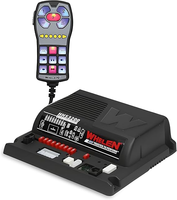 Whelen HHS3200 200Watt Emergency Vehicle Siren Controller with Control Head
