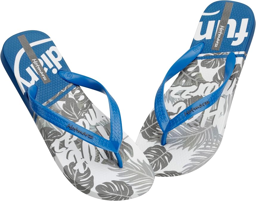 Hotmarzz Men's Flip Flops Summer Beach Sandals Indoor Outdoor Slippers