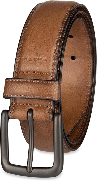 Columbia Mens Casual Everyday Leather Belt Jeans, Chinos and Daily Wear