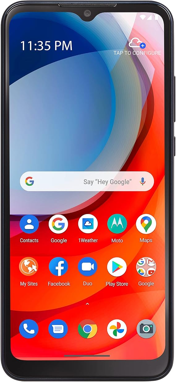 Tracfone Moto G Play, 32GB, Blue - Prepaid Smartphone (Locked)
