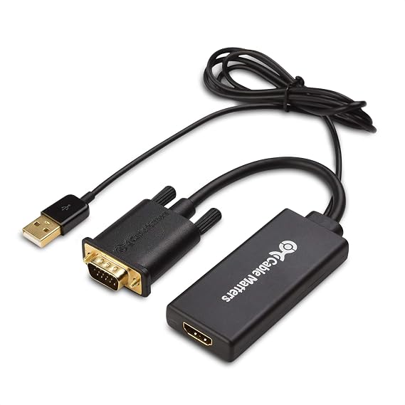 Cable Matters VGA to HDMI Adapter, VGA to HDMI Converter