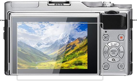 kinokoo Tempered Glass Film for fuji X-A3/X-A5/X-A10 Crystal Clear Film FUJIFILM XA3 XA5 XA10 Screen Protector Bubble-free/Anti-scratch(2 pack)