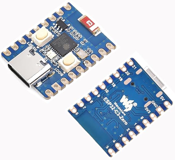 ESP32-C3 Mini Development Board, Based on ESP32-C3FN4 Single-core Processor, 160MHz Running Frequency, 2.4GHz Wi-Fi 802.11 bgn& Bluetooth 5, Onboard Type-C USB, Multi-Function GPIO Pins
