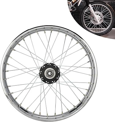 Front Wheel Rim for Hawk 250,21-1.6 Alloy Steel Motorcycle Hub Rims with Spoke for Hawk250Hawk 250cc