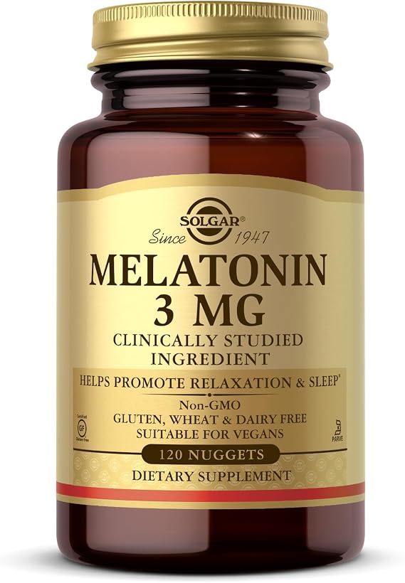 Melatonin 3mg Nuggets Solgar 120 Tabs