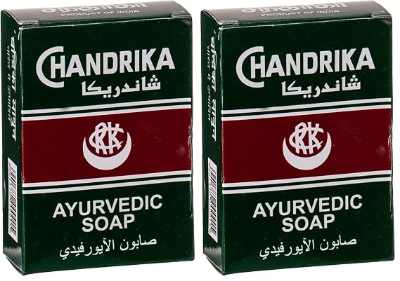 Chandrika Ayurvedic Soap 75g (Pack of 2)