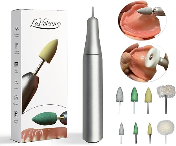USB Cleaning and Polishing Tool Helps Remove Surface Stains and Refine Edges for a Comfortable Fit Portable Mini Polisher with Complete Polishing Head Set & Step-by-Step Instructions Gift