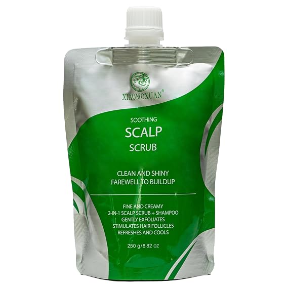 Xiaomoxuan Scalp Scrub Exfoliating Shampoo 250-ml - Cleansing Shampoo Hair and Scalp Build-Up Remover Treatment for All Hair Types