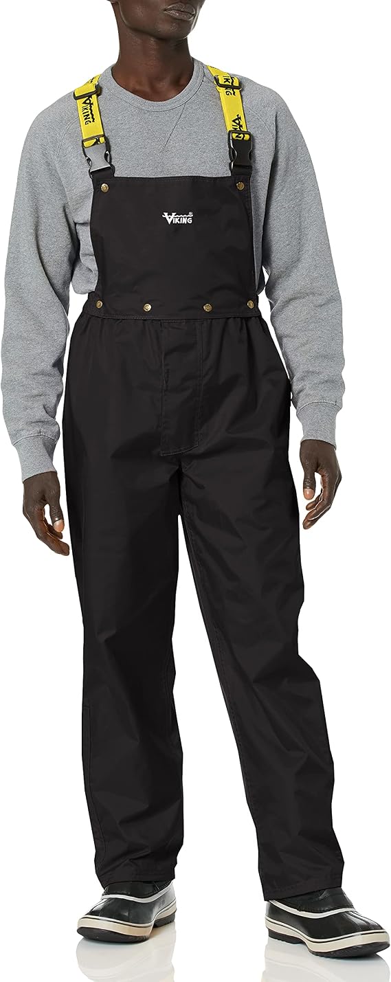 Viking Journeyman 420D Waterproof Bib Overalls for Men - Abrasion-Resistant Nylon Overalls, Breathable Mesh Lining