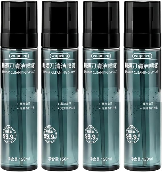 Razor Cleaning Liquid Compatible With Hitachi All Series Electric Shavers, Deep Cleaning, Removes Odors, (3.38 Fl Oz) 150ml(4 pcs)