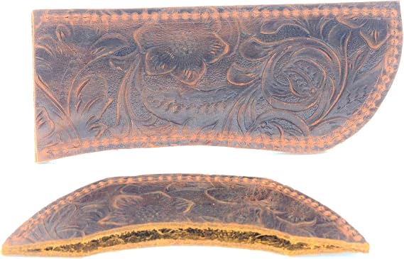 JJNUSA Leather Cast Iron Handle Cover,Skillet Handle Cover, Handmade Leather Handle Protector