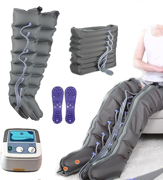 Air Compression Electric Leg Massager︱ Compression Pump︱ Recovery Boots︱ Waist Relax Arm And Foot Massager︱ Promote Blood Circulation And Lymphatic Drainage ︱Timing Function