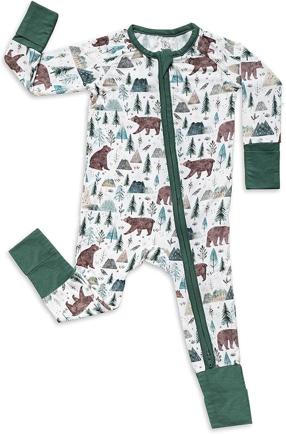 Miaoberry Pajama for Baby Boys & Girls Viscose from Bamboo Sleepwear, 2-Way Zipper