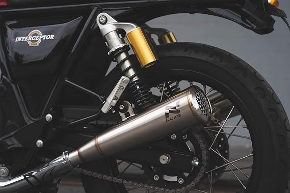 Little Boy Pop Exhaust Compatible for Royal Enfield Interceptor and Continental GT 650