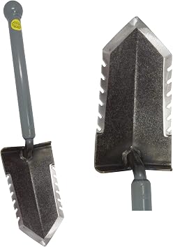 Mini Sampson 18" Ball Handle Metal Detector Shovel Double Serrated Edge