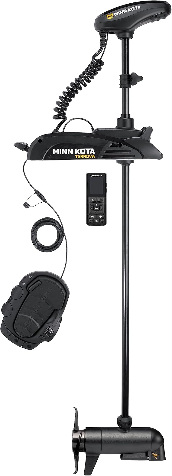 Minn Kota Terrova Bow-Mount Electric Trolling Motor with GPS, Spot-Lock, MEGA Down Imaging 80 Lb. Thrust, 60 In. Shaft, Freshwater