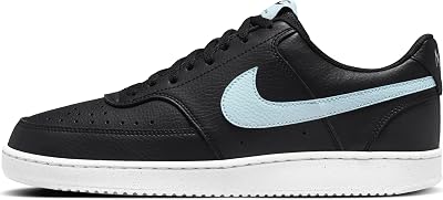 Nike Court Vision Low Next Nature Mens Shoes DH2987-006, BlackWhiteGlacier Blue Size 8