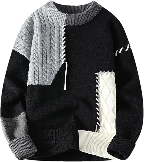 Fall Winter Sweater Men Cashmere Pullover Men Knit Loose Mens Sweaters Korean Streetwear Soft Warm Men's Sweater
