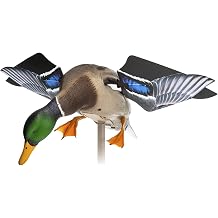 Avian-X PowerFlight Mallard Realistic Spinning Wing Duck Decoy Bundled with Power Shaker Motion Mallard Hen Preener Decoy & PowerFlight Hen
