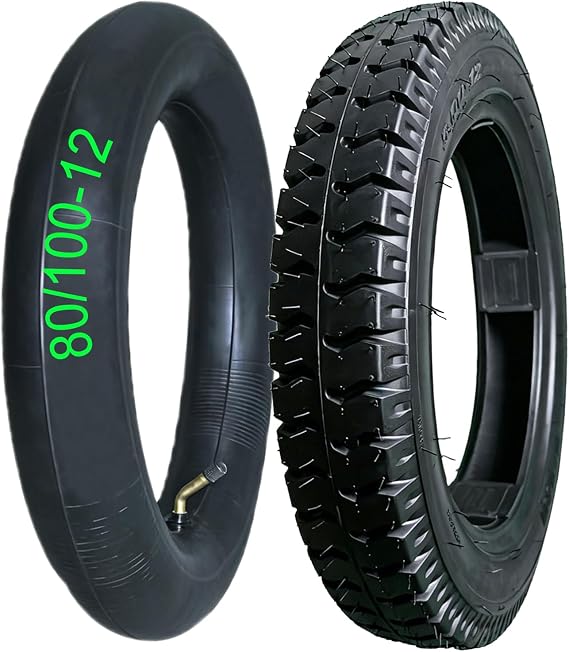 80/100-12 3.00-12 Tire and Inner Tube, 80/100-12 Inner Tube 3.00-12 Tube