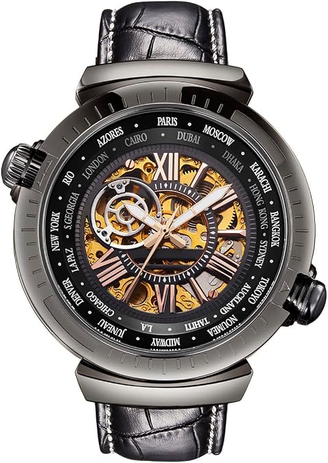 TIME100 Automatic Watches for Men Mechanical Men's Wrist Watches(No Battery),Winning The Design Competition