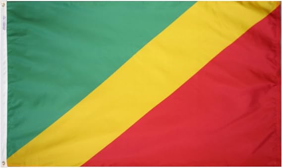 Annin Flagmakers Congo Flag - 3 x 5 Feet (Model 190878)