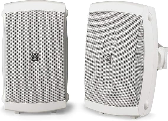 Yamaha Audio NS-AW150W 2-Way Indoor/Outdoor Speakers (Pair, White)