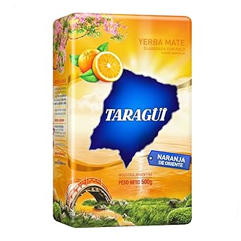 Taragui Yerba Mate with Stems, 500 gr - 1.1 lbs, Oranges from the East