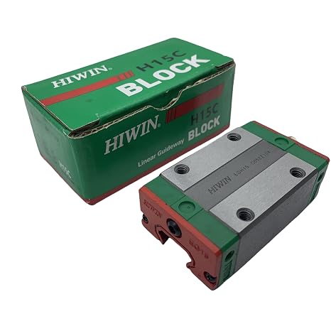 HIWIN Linear Guide EGH15CA EGH15 EGH15CAZAC EGH15CAZ0C/ZAH/Z0H GK Block Linear Carriage/Slider/Rail Bearings Motion Control for CNC Machine Parts 3D Printer Automation Industry Semi-Conductor