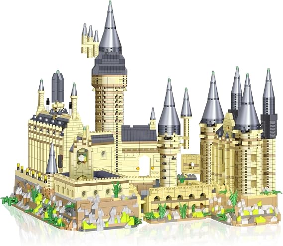 5000+PCS Mini Building Blocks Sets Magic Castle -Micro Mini Blocks Bricks Kit Creative Ideals Tower Model Building Toys for Adults, Collectible Architecture Decoration, Birthday Gifts, M2031