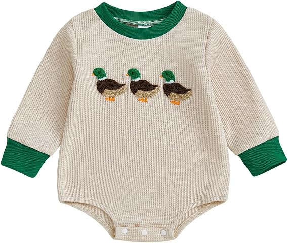 Kavousa Baby Boy Clothes Fall Spring Baby Boy Bubble Romper Long Sleeve Jumpsuit One Piece Outfit Newborn Infant Clothing