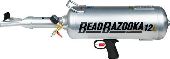 Gaither Handheld Bead Bazooka - Professional Automotive Tools, Bead Seater Blaster Tool with Rapid Air Release, Tire Inflator for Passenger and Commercial Vehicles, 12 Liter