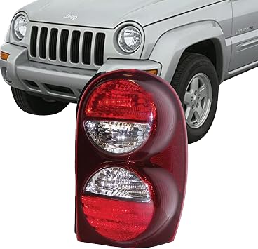 Quadratec Premium Tail Light, Passenger Side - Fits Jeep Liberty KJ 2005-2006 - Plug and Play Lamp Assembly - Meets OE Specifications - Factory Replacement Tail Light