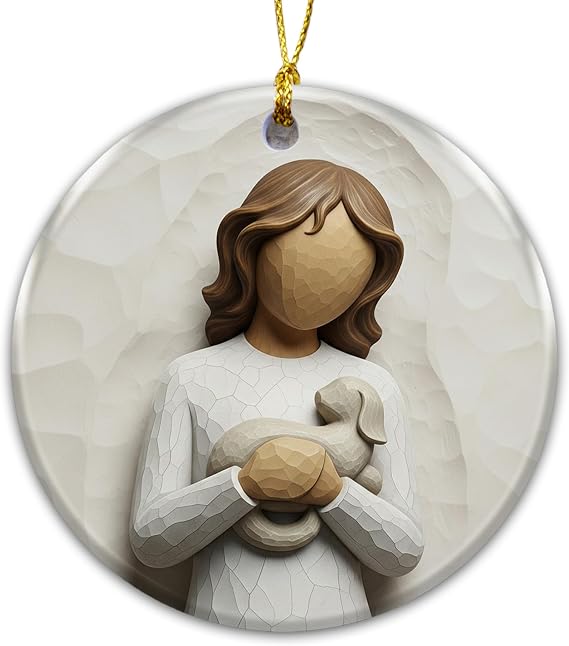 Dog Memorial Ornament 2025 – Pet Loss Memorial Ornament, Dog Lover Gift, Remembrance Hanging Decor, Sympathy Gift for Pet Owners, Pet Loss Remembrance Keepsake