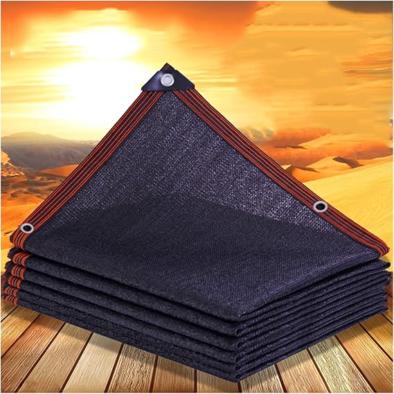 Shade Cloth,Shade Net,80% Sunblock Shade Cloth,Mesh Shade Net,Black with Mesh Tarp,Windbreak Netting,UV Resistant,for Plant Cover Greenhouse Garden,Fence,Balcony,3 * 8m(9.84 * 26.25ft)