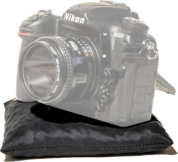 TBag Tripod Bean Bag - Portable Camera & Smartphone Stabilizer - Compact Support for Photo, Video, Flashes, Accessories - Travel Friendly Quick Setup Tripod Alternative Camera Bean Bag | Black