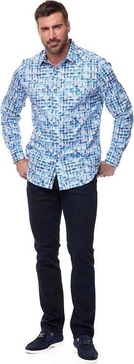 Robert Graham Erasmus Men's Long Sleeve Woven Button Down Shirt Erasmus Long Sleeve Woven Button-Down Shirt