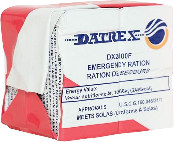 DATREX Emergency Food Ration Bars for Disaster or Survival, 2400 Calories per Pack of 12 Bars